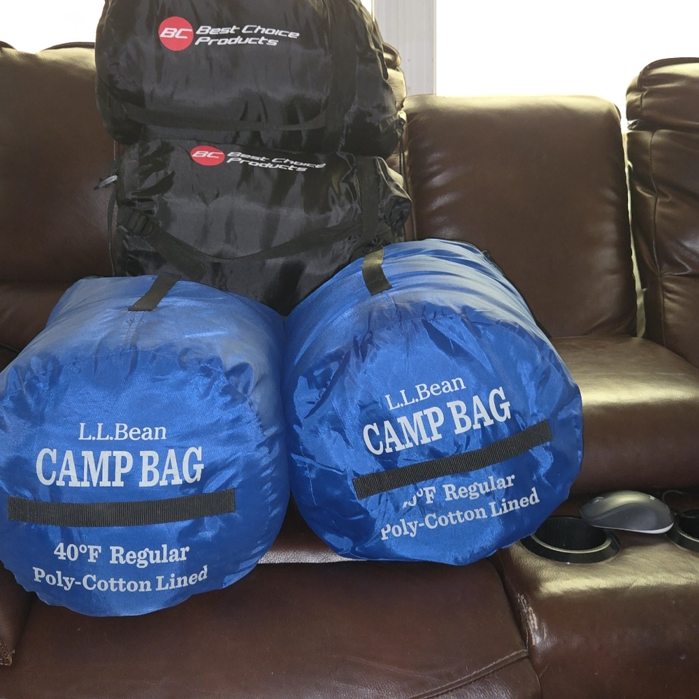 Brand new BestChoice sleeping bags.      LL BEAN Sleeping Bags - SOLD